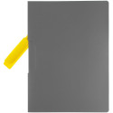 Папка Duraswing Color, серая с желтым клипом