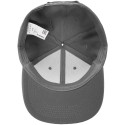 Бейсболка Snapback с прямым козырьком, серая