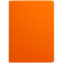Ежедневник Flex Shall, недатированный, оранжевый, с белым блоком