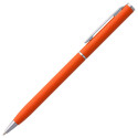 Блокнот Magnet Chrome с ручкой, черный с оранжевым