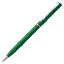 Блокнот Magnet Chrome с ручкой, черный с зеленым