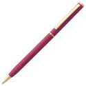 Блокнот Magnet Gold с ручкой, черный с розовым