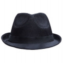Шляпа Gentleman, черная с черной лентой