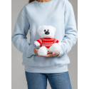 Плюшевый мишка Teddy в вязаном свитере на заказ, малый