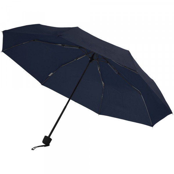 Зонт складной Mini Hit Dry-Set, темно-синий