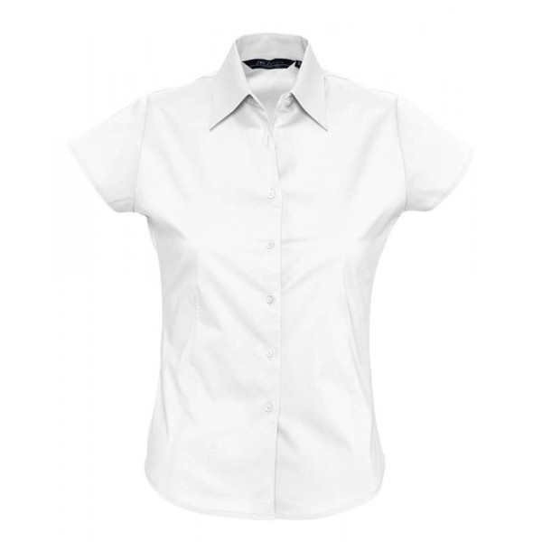 Рубашка женская с коротким рукавом Excess белая, размер L