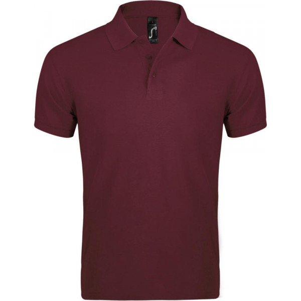 Рубашка поло мужская Prime Men 200 бордовая