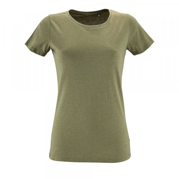 Футболка женская Regent Fit Women меланж хаки, размер L Футболка женская Regent Fit Women меланж хаки, размер L
