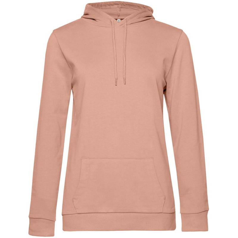 Толстовка с капюшоном женская Hoodie, бежевая (nude), размер XS Толстовка с капюшоном женская Hoodie, бежевая (nude), размер XS