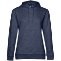 Толстовка с капюшоном женская Hoodie, синий меланж Толстовка с капюшоном женская Hoodie, синий меланж