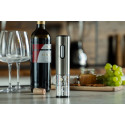 Электрический штопор с ножом для фольги Wine Diesel, серебристый