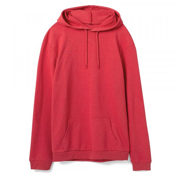 Толстовка с капюшоном унисекс Hoodie, красный меланж Толстовка с капюшоном унисекс Hoodie, красный меланж
