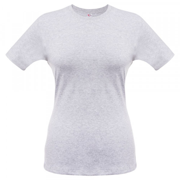 Футболка женская T-bolka Stretch Lady, серый меланж