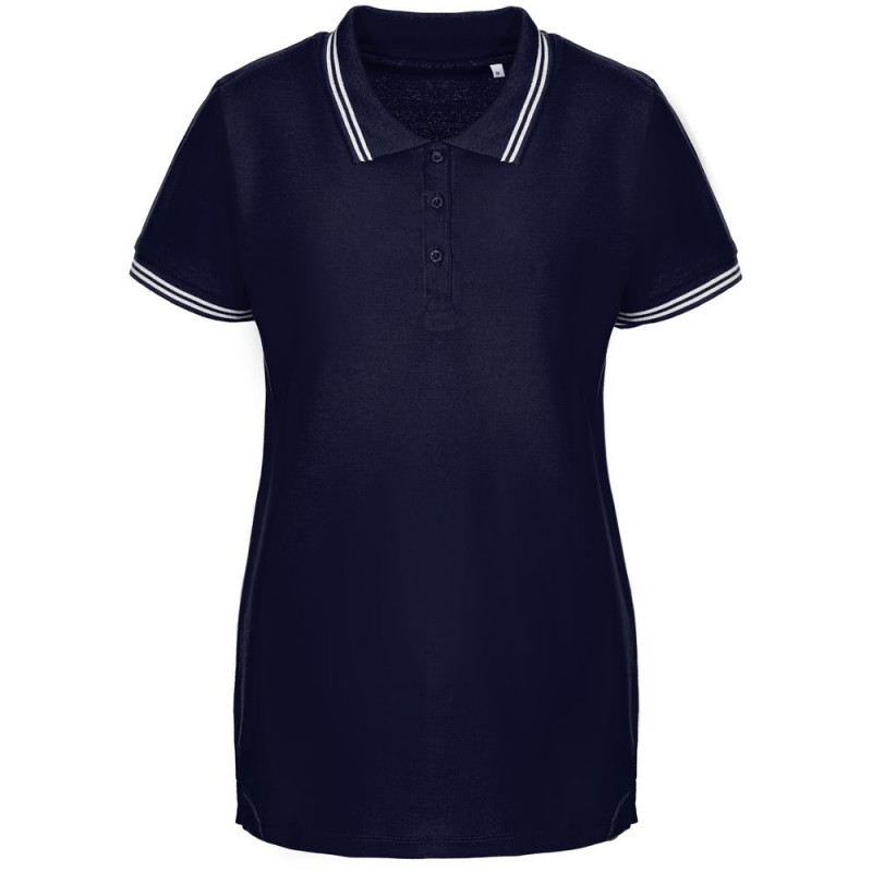 Рубашка поло женская Virma Stripes Lady, темно-синяя, размер M Рубашка поло женская Virma Stripes Lady, темно-синяя, размер M