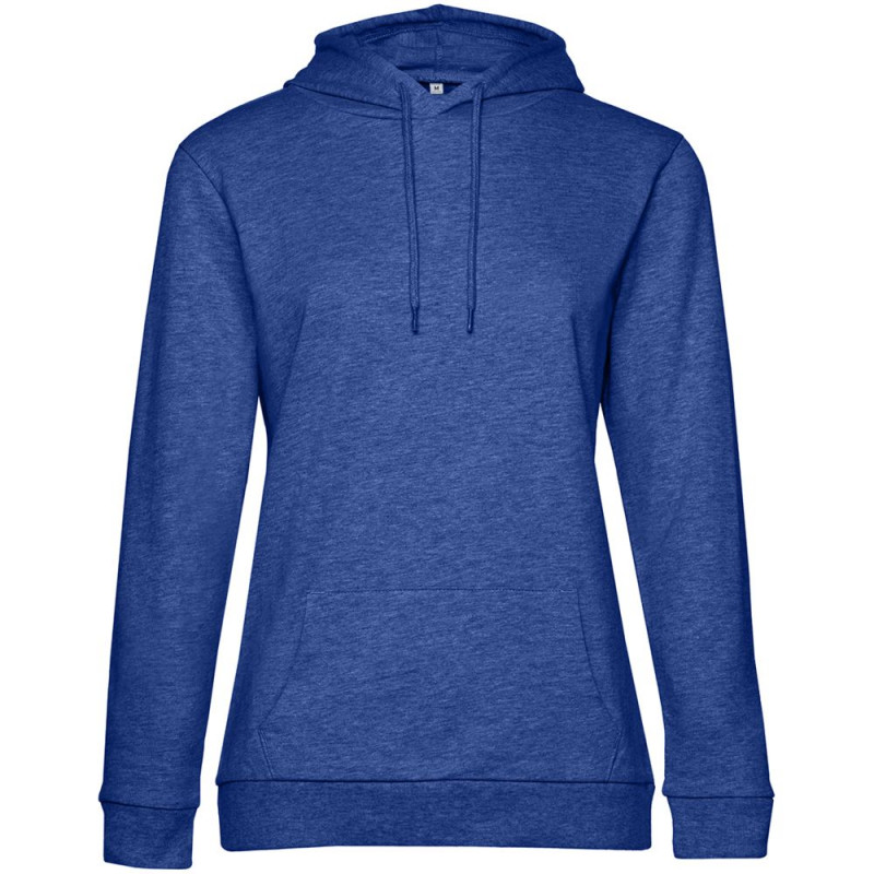 Толстовка с капюшоном женская Hoodie, ярко-синий меланж, размер XS Толстовка с капюшоном женская Hoodie, ярко-синий меланж, размер XS