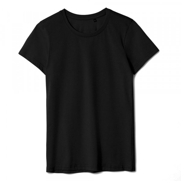 Футболка женская T-bolka Lady черная, размер 3XL