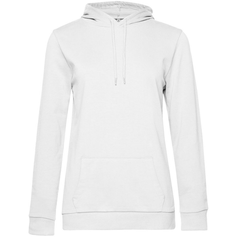 Толстовка с капюшоном женская Hoodie, белая, размер L Толстовка с капюшоном женская Hoodie, белая, размер L