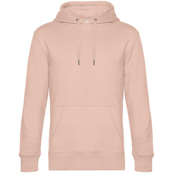 Толстовка с капюшоном унисекс King, розовая, размер XL