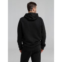 Толстовка с капюшоном на молнии унисекс King, черная