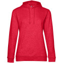 Толстовка с капюшоном женская Hoodie, красный меланж Толстовка с капюшоном женская Hoodie, красный меланж