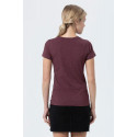 Футболка женская Regent Fit Women, бордовый меланж
