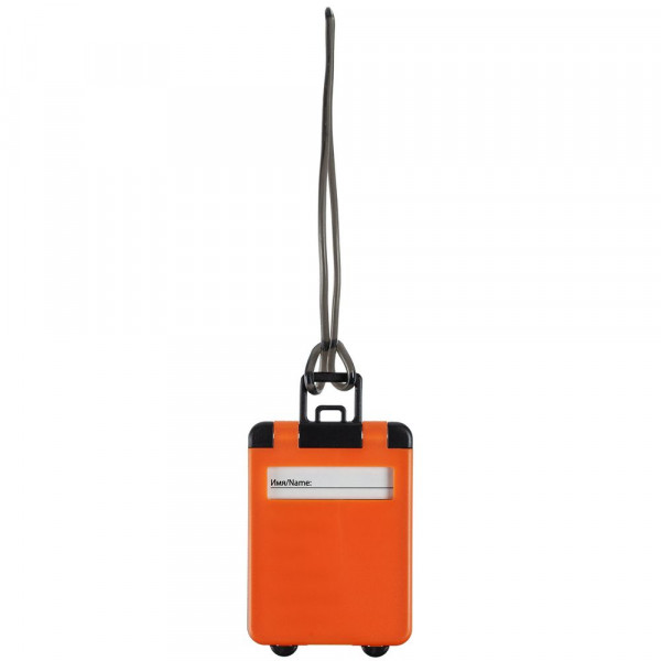 Бирка для багажа Trolley, оранжевая