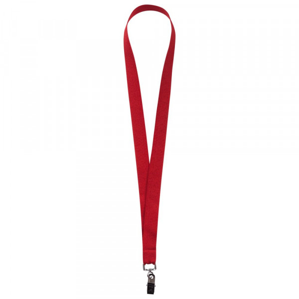 Лента для бейджа Neckband, красная