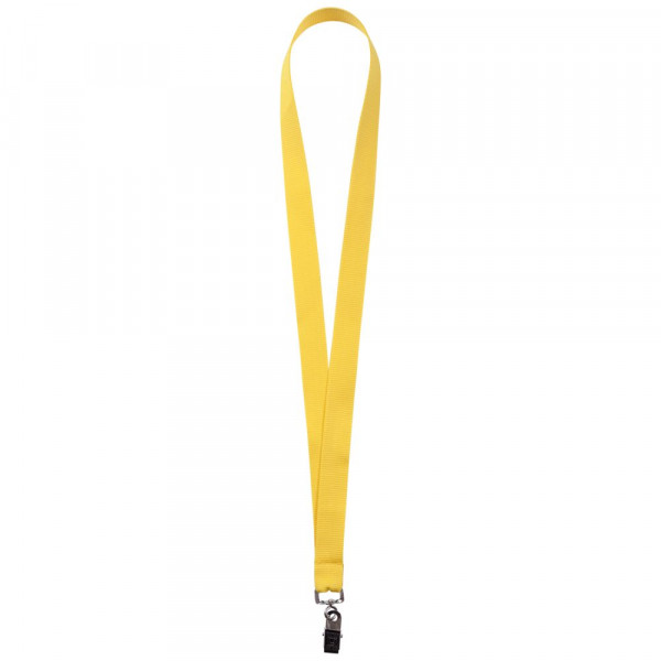 Лента для бейджа Neckband, желтая