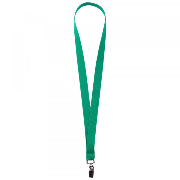 Лента для бейджа Neckband, зеленая