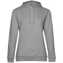 Толстовка с капюшоном женская Hoodie, серый меланж Толстовка с капюшоном женская Hoodie, серый меланж