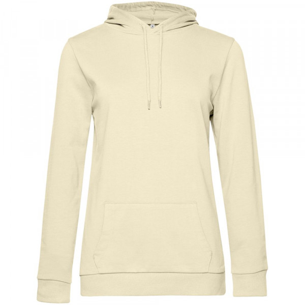 Толстовка с капюшоном женская Hoodie, светло-желтая Толстовка с капюшоном женская Hoodie, светло-желтая