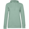 Толстовка с капюшоном женская Hoodie, серо-зеленая Толстовка с капюшоном женская Hoodie, серо-зеленая
