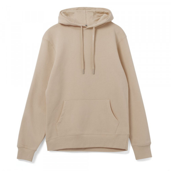 Толстовка с капюшоном унисекс Hoodie, бежевая Толстовка с капюшоном унисекс Hoodie, бежевая