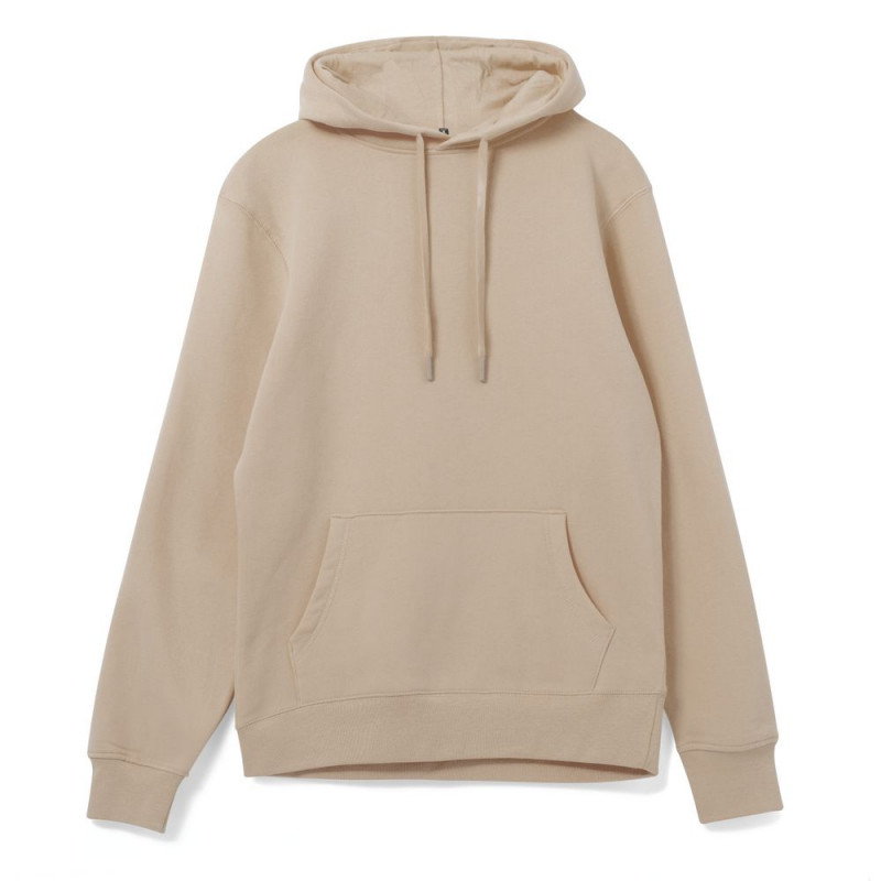 Толстовка с капюшоном унисекс Hoodie, бежевая, размер M Толстовка с капюшоном унисекс Hoodie, бежевая, размер M