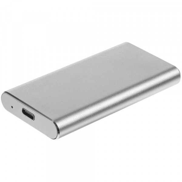 Портативный внешний SSD Uniscend Drop, 256 Гб, серебристый