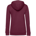Толстовка с капюшоном женская Hoodie, бордовая Толстовка с капюшоном женская Hoodie, бордовая