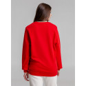 Свитшот унисекс BNC Organic, красный