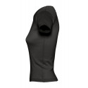 Футболка женская Lady 220 с V-образным вырезом, черная Футболка женская Lady 220 с V-образным вырезом, черная