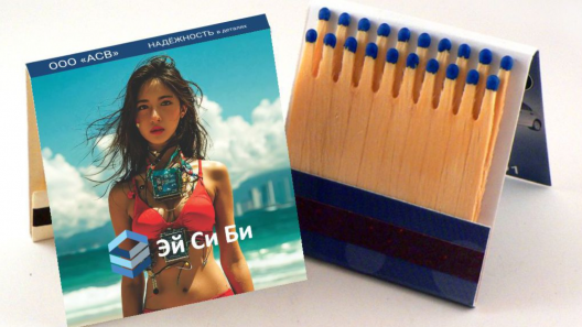 Спички с логотипом
