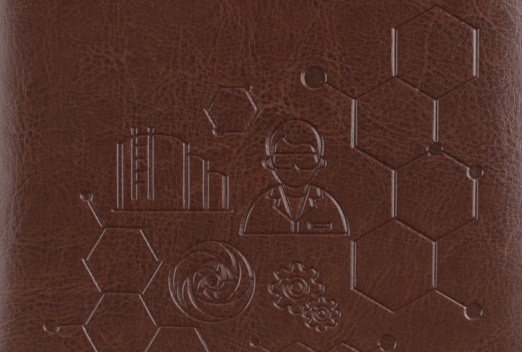 тиснение логотипа бесцветное